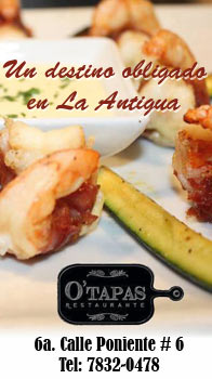 O'Tapas restaurante en Antigua Guatemala