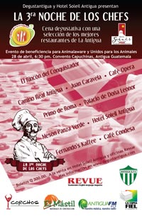 La 3ra Noche de Los Chefs Degustantigua